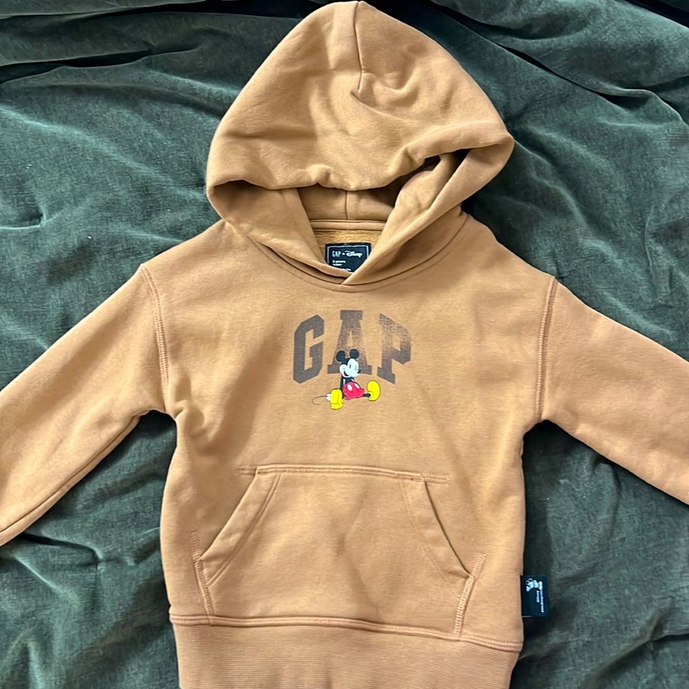 GAP x Disney Mickey Mouse fleece lined Pullover hoody NWOT